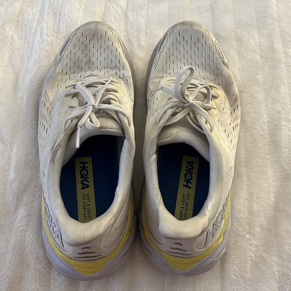 Hoka One One Clifton 8 | BLANC DE BLANC/BRIGHT WHITE - Picture 6 of 7